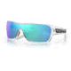 Oakley OO9307 Turbine Rotor Sunglasses - Mens, Polished Clear Frame, Prizm Sapphire Lens, 32, OO9307-930729-32