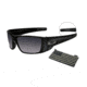 Oakley SI Fuel Cell Sunglasses,Matte Black Steel Flag Icon Frame,Rectangle Grey Lens OO9096-82