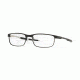 Oakley Steel Plate OX3222 Eyeglass Frames 322203-52 - Powder Midnight Frame