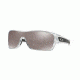 Oakley Turbine Rotor OO9307 Sunglasses 930716-32 - Polished Clear Frame, Prizm Black Polarized Lenses