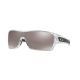 Oakley OO9307 Turbine Rotor Sunglasses - Men's, Polished Clear Frame, Prizm Black Polarized Lenses, 930716-32