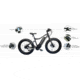 Rambo Bikes 750 Matte Bicycle, Matte Black/ Tan, 750 24