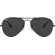 Ray-Ban Aviator Large Metal RB3025 Sunglasses, Black, 58, RB3025-002-48-58
