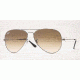 Ray-Ban Aviator Large Metal Sunglasses RB3025 004/51-5814 - Gunmetal Crystal Brown Gradient