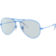 Ray-Ban Aviator Large Metal RB3025 Sunglasses, Light Blu, 55, RB3025-9222T3-55