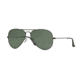 Ray-Ban Aviator Large Metal Sunglasses RB3025 W3361-58 - Matte Black Frame, Polar Green Lenses