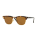 Ray-Ban Clubmaster Sunglasses RB3016 1160-49 - Spotted Brown Havana Frame, Brown Lenses