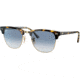 Ray-Ban Clubmaster RB3016 Sunglasses, Yellow Havana, 49, RB3016-13353F-49