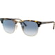 Ray-Ban RB3016 Clubmaster Sunglasses, Yellow Havana, 49, RB3016-13353F-49
