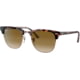 Ray-Ban RB3016 Clubmaster Sunglasses, Pink Havana, 49, RB3016-133751-49