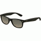 Ray-Ban New Wayfarer Sunglasses RB2132 601S78-5218 - Matte Black Frame, Polarized Blue Gradient Gray Lenses