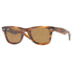 Ray-Ban Original Wayfarer Sunglasses, Light Tortoise Frame, 50mm Crystal Brown Lenses 954-5022