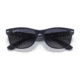 Ray-Ban RB2132 New Wayfarer Sunglasses, Matte Blue On Transparent Blue Frame, Blue Gradient Lens, Polarized, 55, RB2132-660778-55
