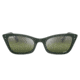 Ray-Ban RB2299 Lady Burbank Sunglasses - Womens, Green Frame, Dark Green Grad Mirror Polarized Lens, 55, RB2299-6659G4-55