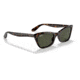 Ray-Ban RB2299 Lady Burbank Sunglasses - Womens, Havana Frame, Green Lens, 55, RB2299-902-31-55