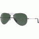 Ray-Ban RB 3025 Sunglasses Styles - Gunmetal Frame / Crystal Green 58 mm Diameter Lenses, W0879-5814