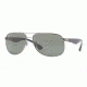 Ray-Ban RB3502 Sunglasses 004/58-6114 - Gunmetal Frame, Crystal Green Lenses