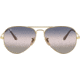 Ray-Ban RB3689 Aviator Metal ll Sunglasses - Mens, Pink Gradient Blue Lenses, Arista, 55, RB3689-001-GE-55