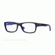 Ray-Ban RX5268 Eyeglass Frames 5179-52 - Top Black On Blue Frame