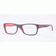 Ray-Ban RX5268 Eyeglass Frames 5180-4817 - Top Grey on Red Frame, Demo Lens Lenses