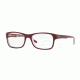 Ray-Ban RX5268 Eyeglass Frames 5738-55 - Top Bordeaux On Trasparent Frame