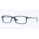 Ray-Ban RX7017 Eyeglass Frames 5199-54 - Top Grey on Blue Frame, Demo Lens Lenses