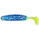 Slider Crappie Panfish Grub, 18, 1.5in, Blue Ice/Chartreuse, CSGF6
