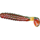 Slider Crappie Panfish Grub, 18, 1.5in, Motor Oil Red Glitter, CSG13