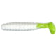 Slider Crappie Panfish Grub, 18, 1.5in, White/Chartreuse, CSGF45