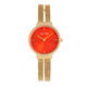 Sophie And Freda Sedona Bracelet Watch, Gold/Orange, One Size, SAFSF5304