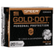 Speer Gold Dot Pistol Ammo, .380 ACP, Gold Dot Hollow Point, 90 grain, 20 Rounds, 23606GD