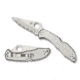 Spyderco Delica 4 Pocket Folding Knife, 2.88 in, VG-10 Serrated Blade, Steel Handle, C11S