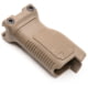 Strike Industries Angled Vertical Grip with Cable Management for 1913 Picatinny Rail, Long, FDE, One Size, SI-AR-CMAG-RAIL-L-FDE