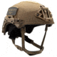 Team Wendy EXFIL Rail 3.0 Ballistic Helmet, LED Left Eye Dominant Retention, Coyote Brown, Medium/Large, 73-R3-31S-E31-L