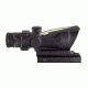 Trijicon ACOG TA31 4x32mm Rifle Scope, Black, Amber Chevron 5.56x45mm M193 / 55 Grain Reticle, MOA Adjustment, 100289