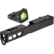 Trijicon RM01 RMR Type 2 LED 3.25 MOA Red Dot Sight, Black and TRYBE Defense Pistol Slide, Glock 19, Gen 3, RMR Cut, Version 2, Black Cerakote