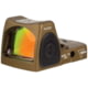 Trijicon RM06 RMR Type 2 Adjustable LED Red Dot Sight 1x16mm, 3.25 MOA Red Dot, No Mount, Hard Anodized, Coyote Brown, 700780