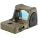 Trijicon RM06 RMR Type 2 Adjustable LED Red Dot Sight, 3.25 MOA Red Dot, No Mount, Matte, FDE, 700696
