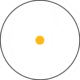 Trijicon RX01-14 Reflex 6.5 MOA Amber Dot Reticle Sight w/Flattop Mount