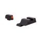 Trijicon HD XR Night Sight Set, Orange Front Outline for Glock Models 20, 21, 29, 30, and 41 including S and SF variants, Black, 600841