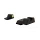 Trijicon HD XR Night Sight Set, Yellow Front Outline for HandK 45C/P30/VP9, Black, 600895