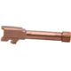 True Precision Glock 43 Threaded Barrel, 1/2x28, Copper TiAlN, TP-G43B-XTC