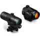 Vortex Crossfire II 2 MOA Red Dot Sight, 1x22mm, Red Dot, Anodized Matte, Black, w/Vortex VMX-3T 3x Magnifier Flip Mount, CF-RD2-KIT2