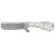 Whiskey Bent Knives Bullcutter Fixed Knife w/Satin Blade, 440 Steel Blade, 6in Overall Length, Acrylic Handle, Pearl Snap, WB41-78