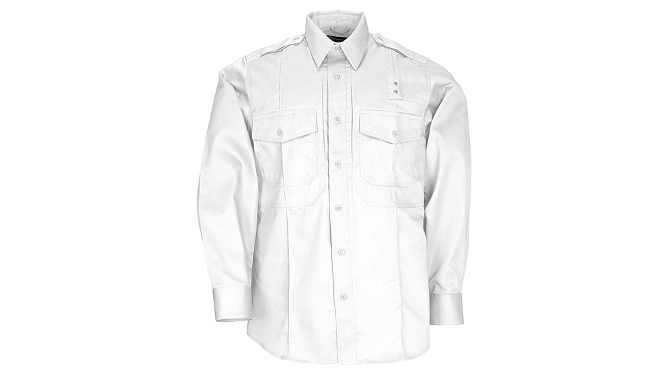 5.11 Tactical PDU Long Sleeve Twill Class B Shirt - Men's, White, 4XLT, 72345-010-4XL-T