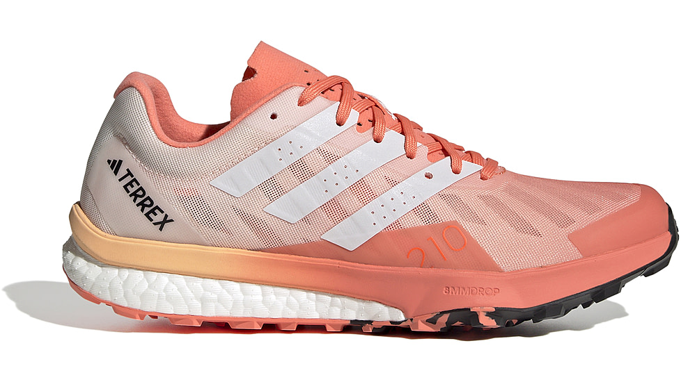 Adidas Terrex Speed Ultra Trail Running Shoes - Womens, Coral Fusion/Crystal White/Core Black, 8 US, HR1151-8