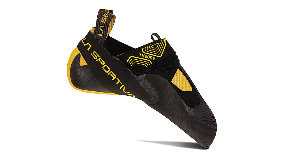 La Sportiva Theory Climbing Shoes - Mens, Black/Yellow, 46, Medium, 20W-999100-46