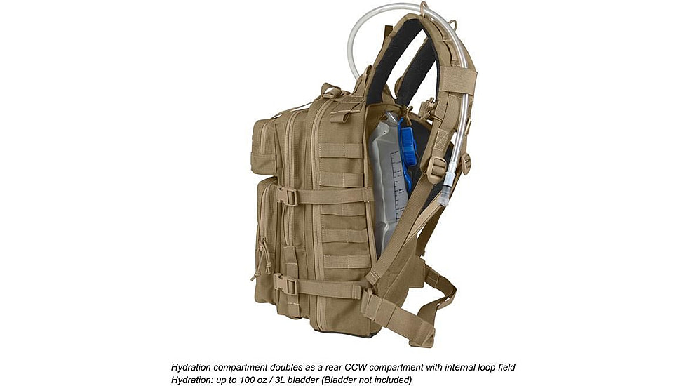 Maxpedition Falcon-II Backpack w/ Reservoir Hang-Tab - Khaki 0513K