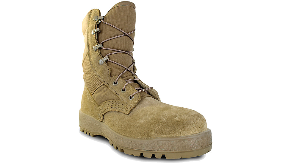 McRae Footwear Mil-Spec Hot Weather Steel-toe Boot in Coyote w/ Vibram ...