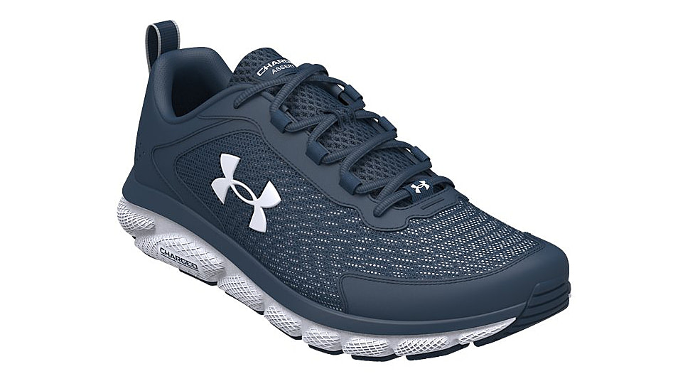 Under Armour Charged Assert 9 4E Running Shoes - Mens, Academy / White, 12.5, 302485740012.5